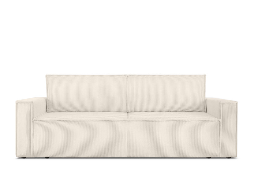 KONSIMO NAPI Sofa 3-osobowa, sztruks w kolorze ecru 297227