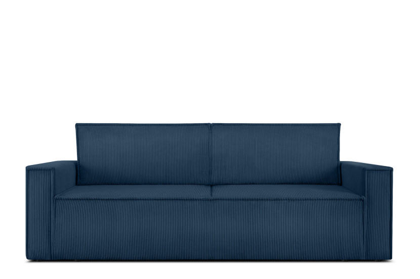 KONSIMO NAPI Sofa 3-osobowa, sztruks w kolorze granatowym 297193