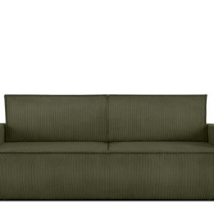 KONSIMO NAPI Sofa 3-osobowa, sztruks w kolorze oliwkowym 297196 KONSIMO NAPI Sofa 3-osobowa, sztruks w kolorze oliwkowym 297196