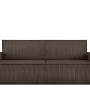 KONSIMO NAPI Sofa 3-osobowa wykonana ze sztruksu, brązowy 297238 KONSIMO NAPI Sofa 3-osobowa wykonana ze sztruksu, brązowy 297238