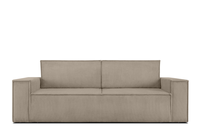 KONSIMO NAPI Sofa 3-osobowa z pojemnikiem, beżowy 297181