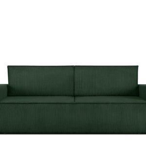 KONSIMO NAPI Sofa 3-osobowa z pojemnikiem, ciemnozielony 297194 KONSIMO NAPI Sofa 3-osobowa z pojemnikiem, ciemnozielony 297194