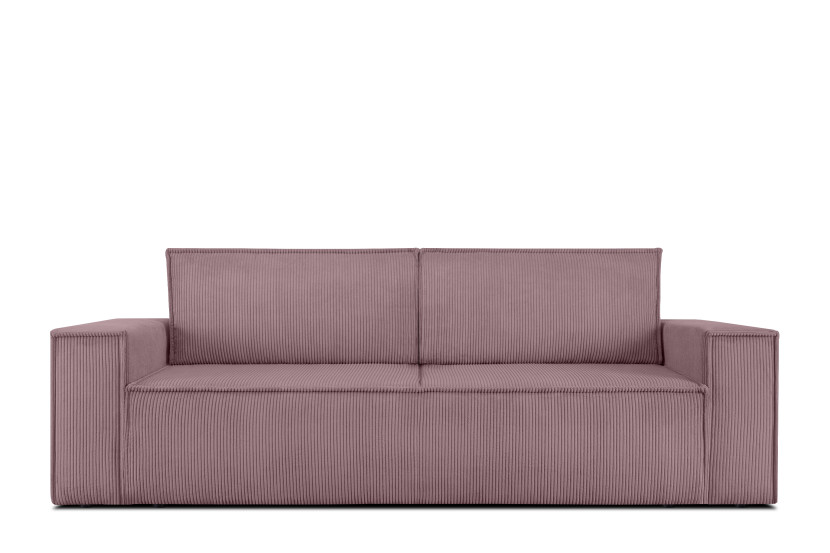KONSIMO NAPI Sofa 3-osobowa z pojemnikiem, jasnofioletowym 297239