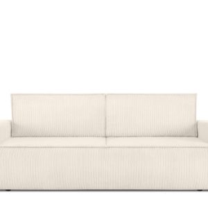 KONSIMO NAPI Sofa 3-osobowa z pojemnikiem w kolorze ecru 297221 KONSIMO NAPI Sofa 3-osobowa z pojemnikiem w kolorze ecru 297221