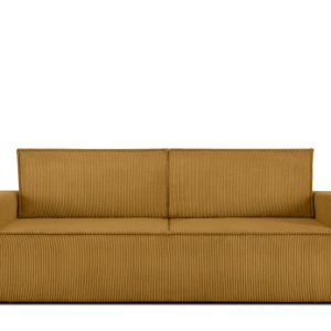 KONSIMO NAPI Sofa 3-osobowa z pojemnikiem, żółty 297192 KONSIMO NAPI Sofa 3-osobowa z pojemnikiem, żółty 297192