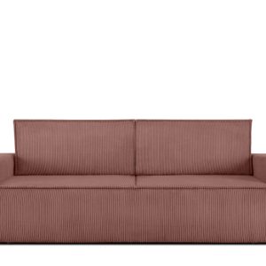 KONSIMO NAPI Sofa 3-osobowa z różową podstawą łóżka 297185 KONSIMO NAPI Sofa 3-osobowa z różową podstawą łóżka 297185