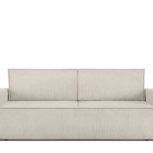 KONSIMO NAPI Sofa 3osobowa z pojemnikiem na pościel, kremowy 297210 KONSIMO NAPI Sofa 3osobowa z pojemnikiem na pościel, kremowy 297210