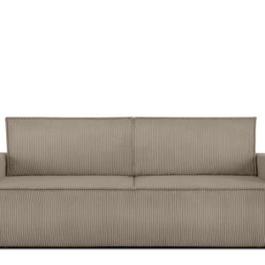 KONSIMO NAPI Sofa rozkładana 3-osobowa, beżowy sztruks 297237 KONSIMO NAPI Sofa rozkładana 3-osobowa, beżowy sztruks 297237