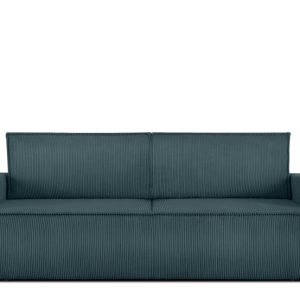 KONSIMO NAPI Sofa rozkładana 3-osobowa, sztruks niebieski 297224 KONSIMO NAPI Sofa rozkładana 3-osobowa, sztruks niebieski 297224