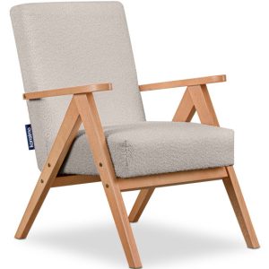 KONSIMO NASET Fotel z podłokietnikami w stylu vintage stelaż lite drewno 757954 KONSIMO NASET Fotel z podłokietnikami w stylu vintage stelaż lite drewno 757954