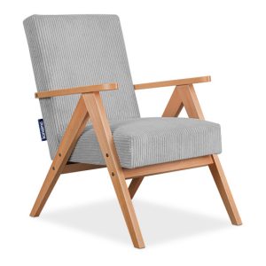 KONSIMO NASET Fotel z podłokietnikami w stylu vintage stelaż lite drewno 758025 KONSIMO NASET Fotel z podłokietnikami w stylu vintage stelaż lite drewno 758025