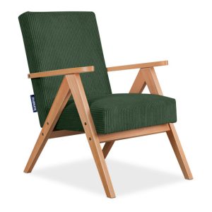KONSIMO NASET Fotel z podłokietnikami w stylu vintage stelaż lite drewno 758035 KONSIMO NASET Fotel z podłokietnikami w stylu vintage stelaż lite drewno 758035