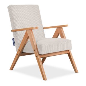 KONSIMO NASET Fotel z podłokietnikami w stylu vintage stelaż lite drewno 757960 KONSIMO NASET Fotel z podłokietnikami w stylu vintage stelaż lite drewno 757960