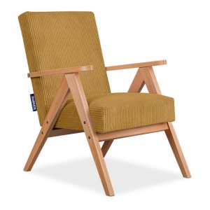 KONSIMO NASET Fotel z podłokietnikami w stylu vintage stelaż lite drewno 757964 KONSIMO NASET Fotel z podłokietnikami w stylu vintage stelaż lite drewno 757964