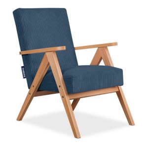 KONSIMO NASET Fotel z podłokietnikami w stylu vintage stelaż lite drewno 757995 KONSIMO NASET Fotel z podłokietnikami w stylu vintage stelaż lite drewno 757995