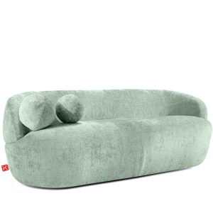 KONSIMO NELUM sofa organiczna forma, w stylu nowoczesnym, szenil, miętowy 725941 KONSIMO NELUM sofa organiczna forma, w stylu nowoczesnym, szenil, miętowy 725941