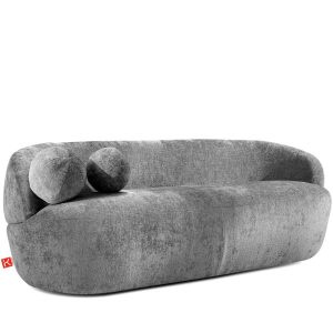 KONSIMO NELUM sofa organiczna forma, w stylu nowoczesnym, szenil, szary 725931 KONSIMO NELUM sofa organiczna forma, w stylu nowoczesnym, szenil, szary 725931