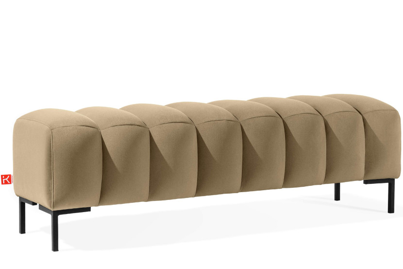 KONSIMO PECCO Szeroka elegancka pufa na korytarz, do sypialni 160 cm 753842