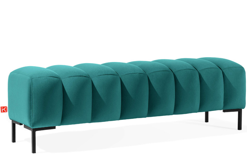KONSIMO PECCO Szeroka elegancka pufa na korytarz, do sypialni 160 cm 753843