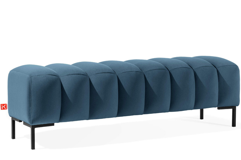 KONSIMO PECCO Szeroka elegancka pufa na korytarz, do sypialni 160 cm 753850