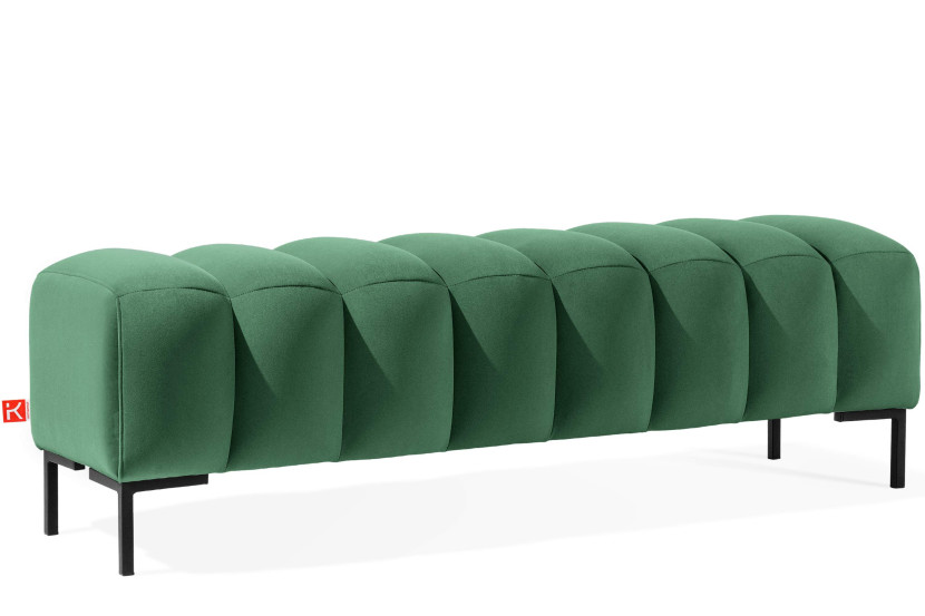 KONSIMO PECCO Szeroka elegancka pufa na korytarz, do sypialni 160 cm 753858