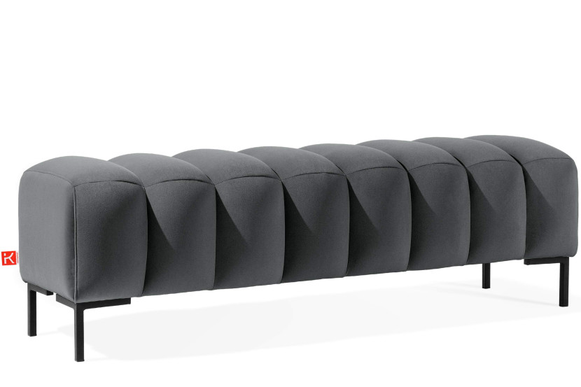 KONSIMO PECCO Szeroka elegancka pufa na korytarz, do sypialni 160 cm 753861