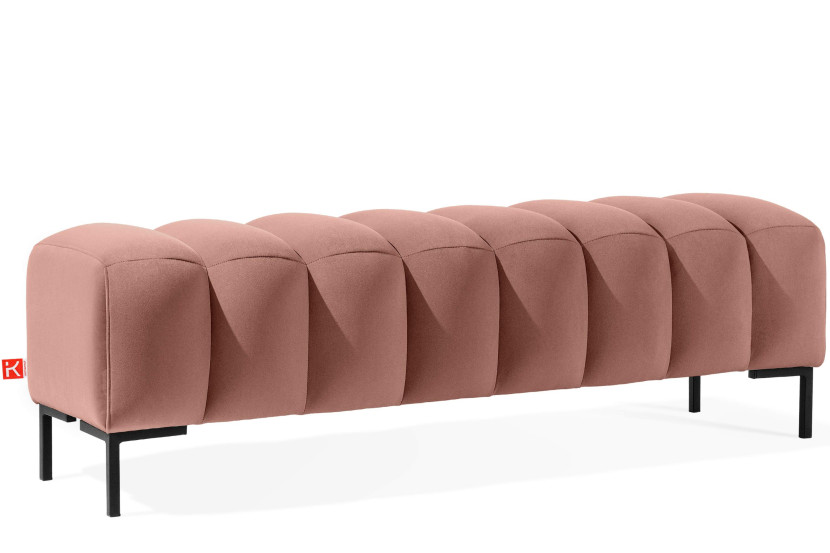 KONSIMO PECCO Szeroka elegancka pufa na korytarz, do sypialni 160 cm 753841