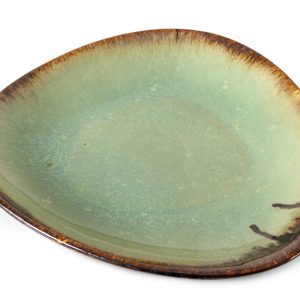 KONSIMO PRIMA Ceramiczna głęboka patera ręcznie szkliwiona szałwiowy 821685 KONSIMO PRIMA Ceramiczna głęboka patera ręcznie szkliwiona szałwiowy 821685