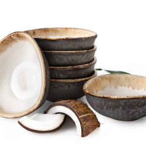 KONSIMO PRIMA Zestaw ceramicznych misek 6 szt. 400 ml jakość premium 825201 KONSIMO PRIMA Zestaw ceramicznych misek 6 szt. 400 ml jakość premium 825201