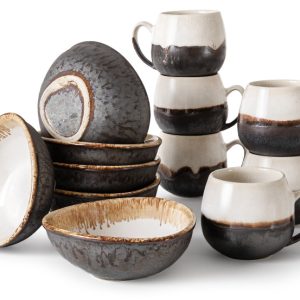 KONSIMO PRIMA Zestaw śniadaniowy 6 os. (12el) unikatowe elementy handmade 823926 KONSIMO PRIMA Zestaw śniadaniowy 6 os. (12el) unikatowe elementy handmade 823926