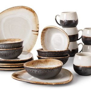 KONSIMO PRIMA Zestaw śniadaniowy 6 os. (18el) unikatowe elementy handmade 823928 KONSIMO PRIMA Zestaw śniadaniowy 6 os. (18el) unikatowe elementy handmade 823928