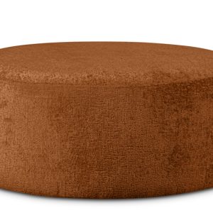 KONSIMO RAGGI Puf obrotowy 360° na metalowym stelażu pomarańczowy szenil 758100 KONSIMO RAGGI Puf obrotowy 360° na metalowym stelażu pomarańczowy szenil 758100