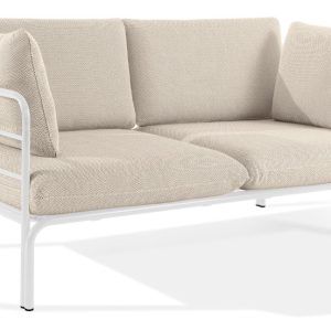 KONSIMO RAMBE Dwuosobowa sofa ogrodowa z poduszkami na stalowym stelażu 1000416 KONSIMO RAMBE Dwuosobowa sofa ogrodowa z poduszkami na stalowym stelażu 1000416