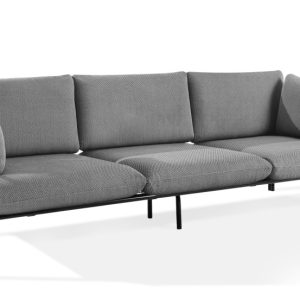 KONSIMO RAMBE Sofa 3-osobowa do ogrodu stelaż ze stali styl loft 1000405 KONSIMO RAMBE Sofa 3-osobowa do ogrodu stelaż ze stali styl loft 1000405