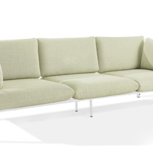 KONSIMO RAMBE Sofa 3-osobowa do ogrodu stelaż ze stali styl loft 1000410 KONSIMO RAMBE Sofa 3-osobowa do ogrodu stelaż ze stali styl loft 1000410
