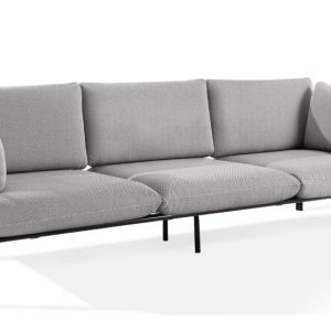 KONSIMO RAMBE Sofa 3-osobowa do ogrodu stelaż ze stali styl loft 1000411 KONSIMO RAMBE Sofa 3-osobowa do ogrodu stelaż ze stali styl loft 1000411
