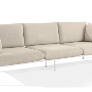 KONSIMO RAMBE Sofa 3-osobowa do ogrodu stelaż ze stali styl loft 1000417 KONSIMO RAMBE Sofa 3-osobowa do ogrodu stelaż ze stali styl loft 1000417