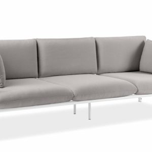 KONSIMO RAMBE Sofa 3-osobowa do ogrodu stelaż ze stali styl loftowy 1000396 KONSIMO RAMBE Sofa 3-osobowa do ogrodu stelaż ze stali styl loftowy 1000396