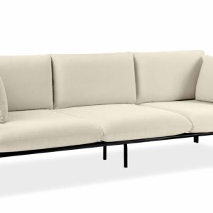 KONSIMO RAMBE Sofa 3-osobowa do ogrodu stelaż ze stali styl loftowy 1000399 KONSIMO RAMBE Sofa 3-osobowa do ogrodu stelaż ze stali styl loftowy 1000399