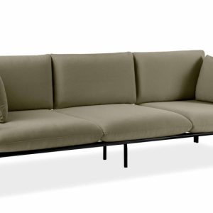 KONSIMO RAMBE Sofa 3-osobowa do ogrodu stelaż ze stali styl loftowy 1000394 KONSIMO RAMBE Sofa 3-osobowa do ogrodu stelaż ze stali styl loftowy 1000394