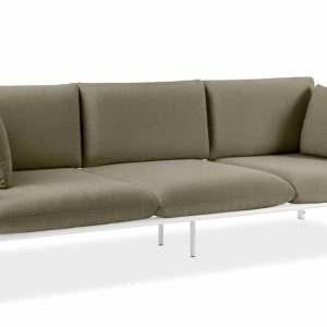 KONSIMO RAMBE Sofa 3-osobowa do ogrodu stelaż ze stali styl loftowy 1000404 KONSIMO RAMBE Sofa 3-osobowa do ogrodu stelaż ze stali styl loftowy 1000404