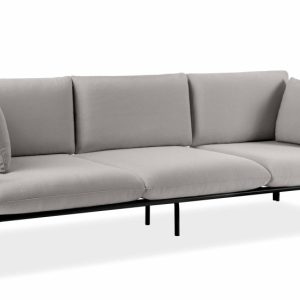 KONSIMO RAMBE Sofa 3-osobowa do ogrodu stelaż ze stali styl loftowy 1000414 KONSIMO RAMBE Sofa 3-osobowa do ogrodu stelaż ze stali styl loftowy 1000414