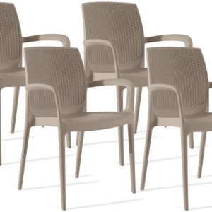 KONSIMO RANTU Krzesło ogrodowe zestaw 4 szt. Jakość premium Made in Italy 1020433 KONSIMO RANTU Krzesło ogrodowe zestaw 4 szt. Jakość premium Made in Italy 1020433