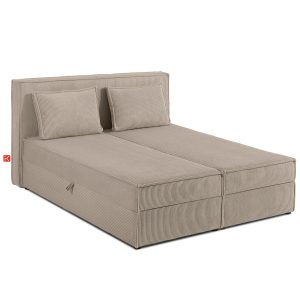 KONSIMO ROTI Łóżko dwuosobowe 140×200, skrzynia na pościel, toper 6,5 cm 750452 KONSIMO ROTI Łóżko dwuosobowe 140×200, skrzynia na pościel, toper 6,5 cm 750452