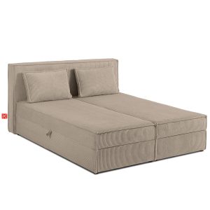 KONSIMO ROTI Łóżko dwuosobowe 160×200, skrzynia na pościel, toper 6,5cm 750461 KONSIMO ROTI Łóżko dwuosobowe 160×200, skrzynia na pościel, toper 6,5cm 750461
