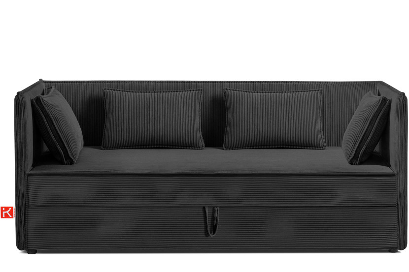 KONSIMO ROTI Łóżko młodzieżowe/dzienne ze schowkiem narożne 90x200 cm 1000327