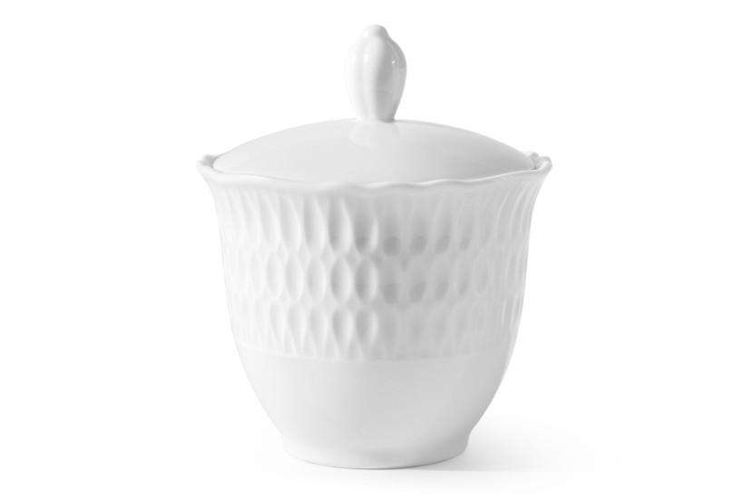 KONSIMO SOFIA BIAŁA Cukiernica porcelanowa, 250 ml, Polski Produkt 834357