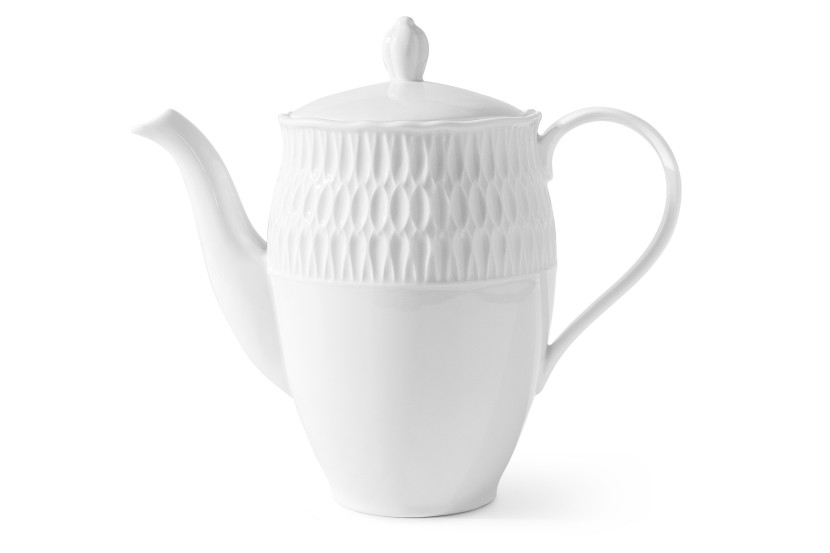 KONSIMO SOFIA BIAŁA Imbryk do kawy/herbaty z porcelany, 1,6 L 831061