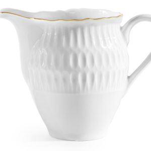 KONSIMO SOFIA ZŁOTA LINIA Mlecznik porcelanowy, złote detale, 250 ml 834355 KONSIMO SOFIA ZŁOTA LINIA Mlecznik porcelanowy, złote detale, 250 ml 834355