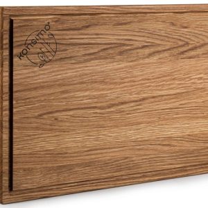 KONSIMO SOLIDA Prostokątna deska do krojenia drewno dębowe 35x2x25 cm 834598 KONSIMO SOLIDA Prostokątna deska do krojenia drewno dębowe 35x2x25 cm 834598